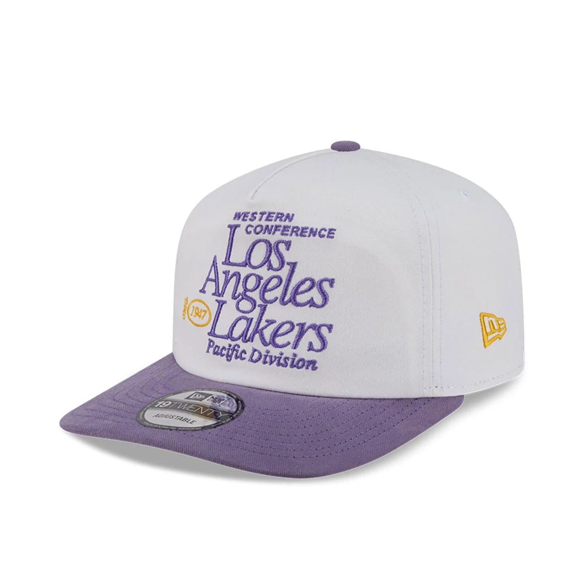 Pictured is this NBA Conference LA Lakers 19TWENTY cap in White. 4