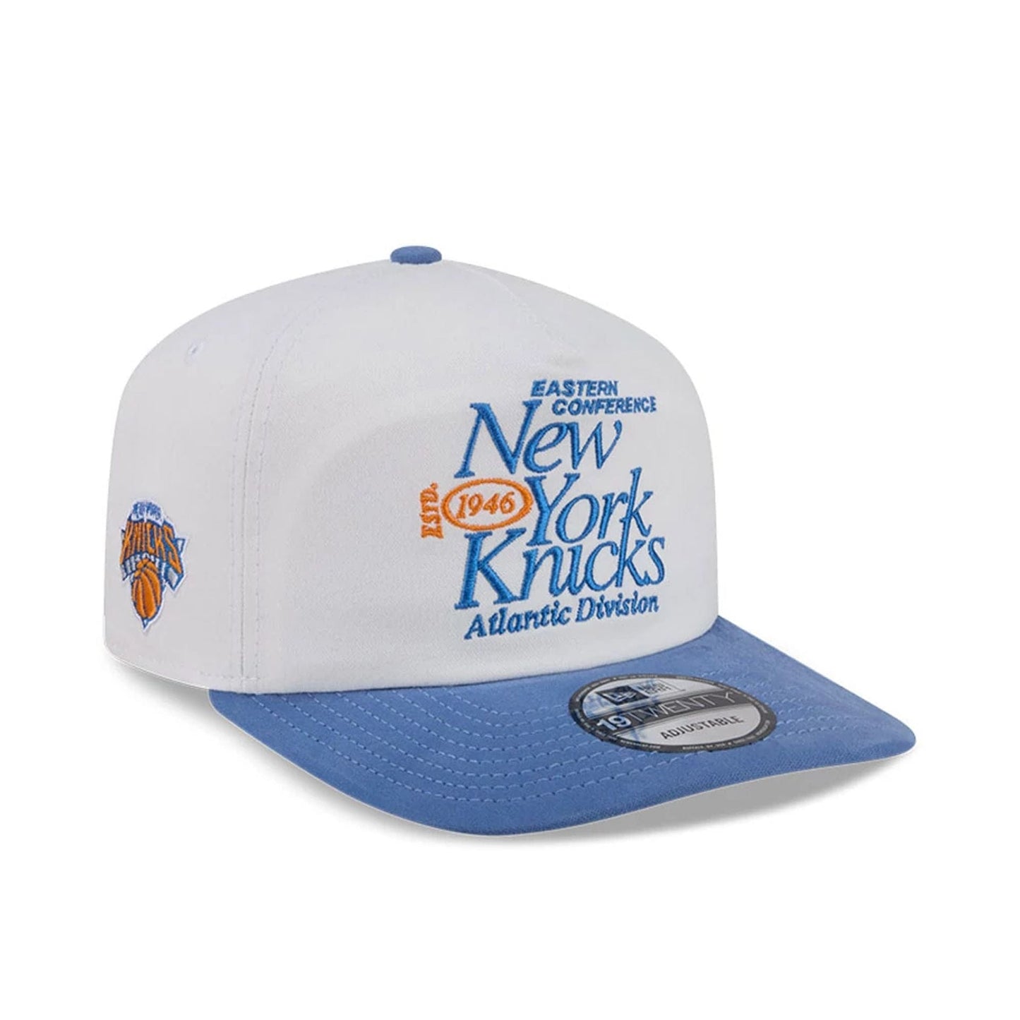Pictured is this NBA Conference New York Knicks 19TWENTY cap in White. 1