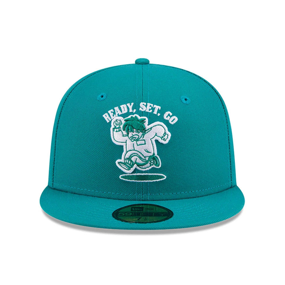 Pictured is this Netflix Squid Game 59FIFTY Fitted cap in green. 3