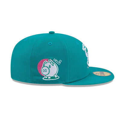 Pictured is this Netflix Squid Game 59FIFTY Fitted cap in green. 6