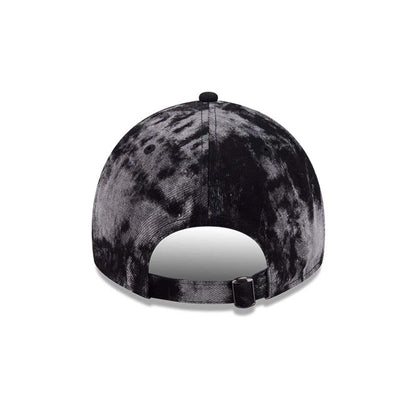 Pictured is this MLB Bleached Denim New York Yankees 9TWENTY A-Frame cap in black. 7