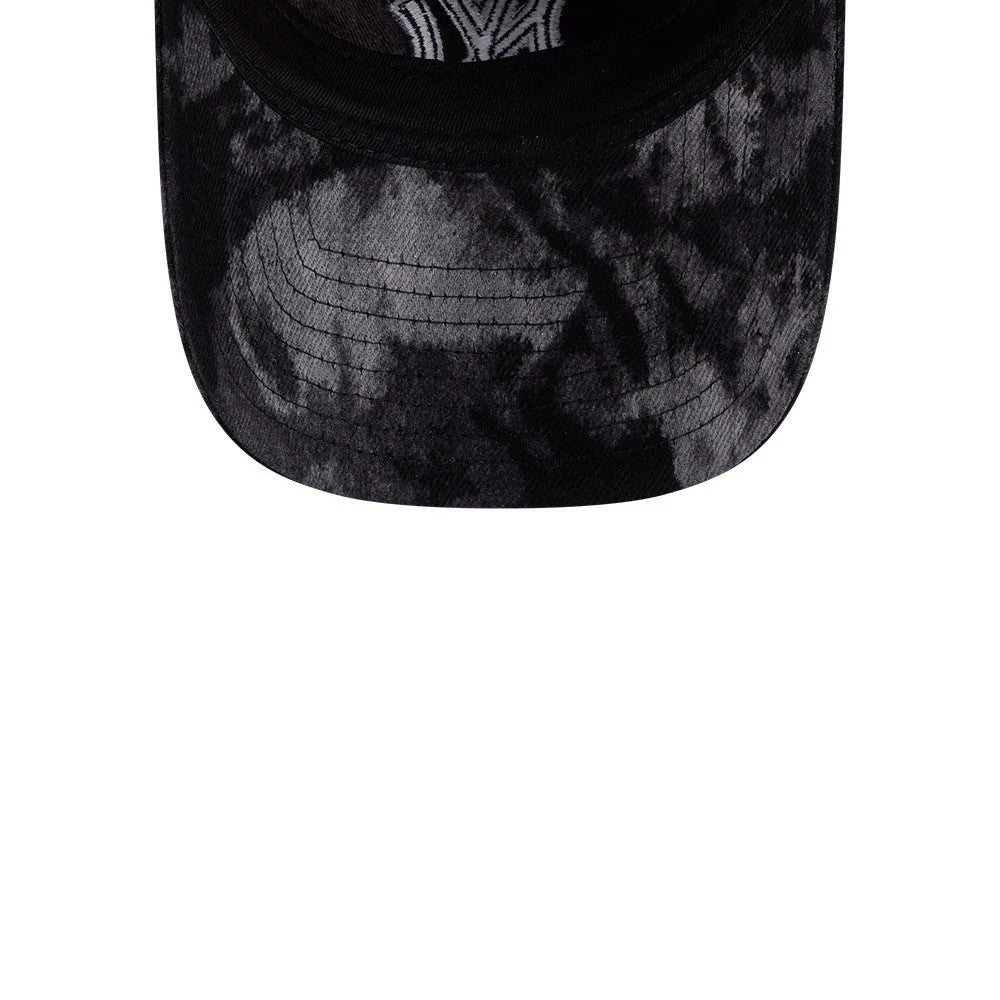 Pictured is this MLB Bleached Denim New York Yankees 9TWENTY A-Frame cap in black. 6