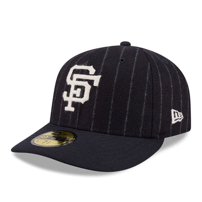 Pictured is this MLB X Moon San Francisco Giants 59FIFTY Fitted cap in Navy. 4