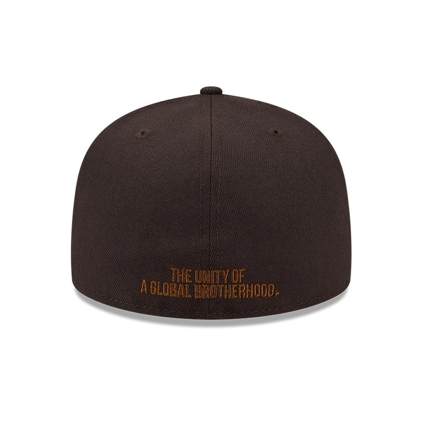 Pictured is this MLB Negro League New York Black Yankees 59FIFTY Fitted cap in dark brown. 5