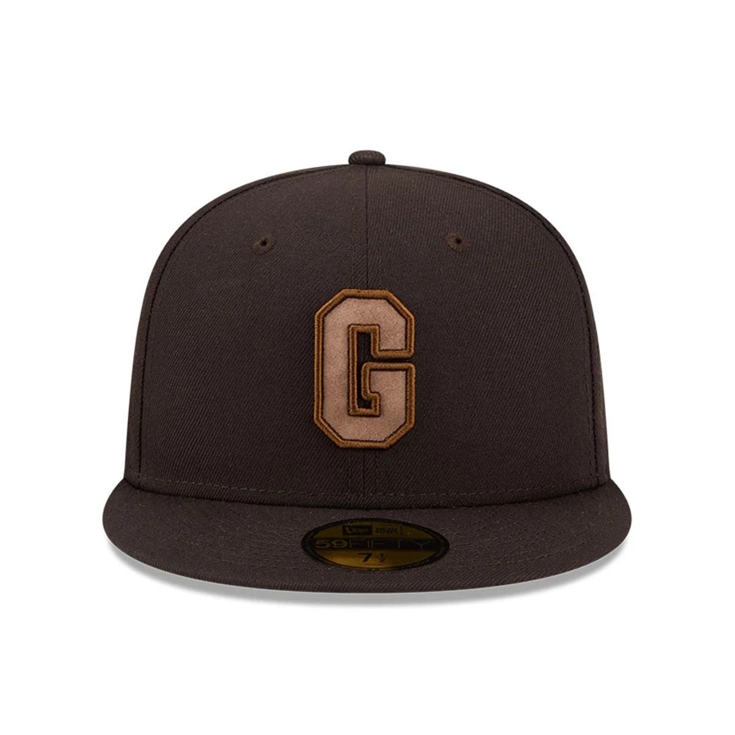 Pictured is this MLB Negro League Homestead Grays 59FIFTY Fitted cap in dark brown. 4
