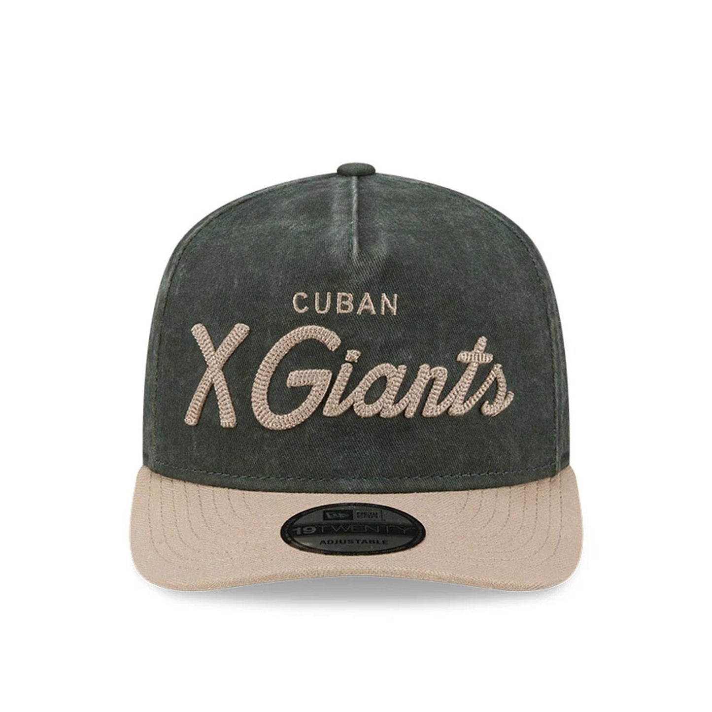 Pictured is this MLB Negro League Cuban X Giants 19TWENTY cap in dark green. 3