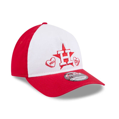 Pictured is this MLB Conversation Hearts Houston Astros 9TWENTY A-Frame cap in red. 4