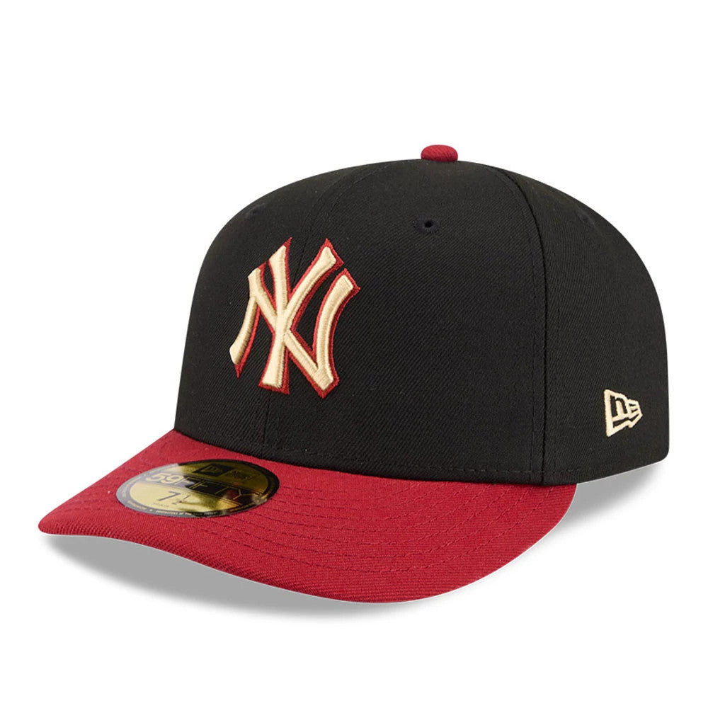 Pictured is this MLB Team Cards New York Yankees 59FIFTY Fitted cap in black. 4