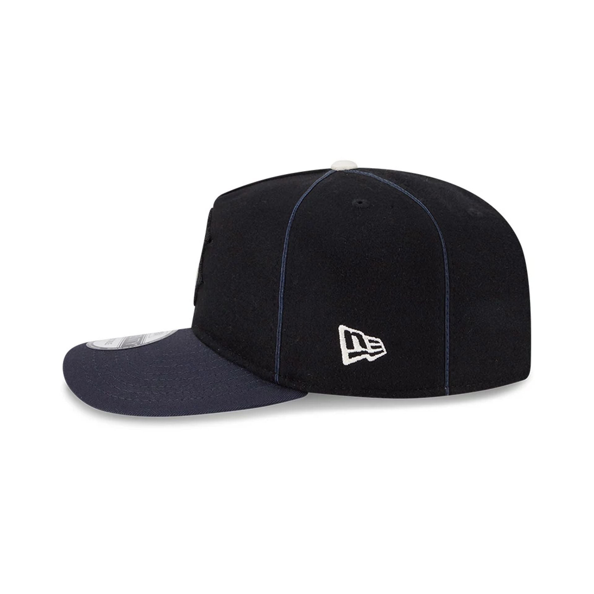 Pictured is this MLB Felt Logo Boston Red Sox 19TWENTY cap in navy. 5
