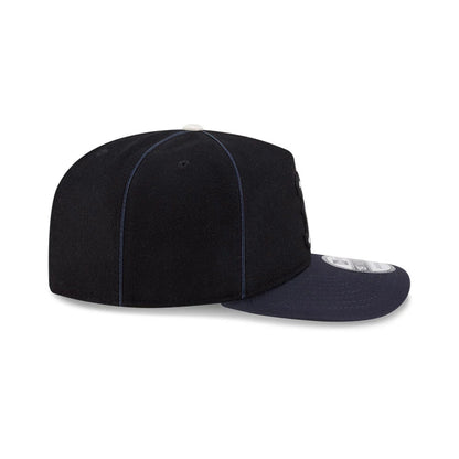 Pictured is this MLB Felt Logo Boston Red Sox 19TWENTY cap in navy. 6