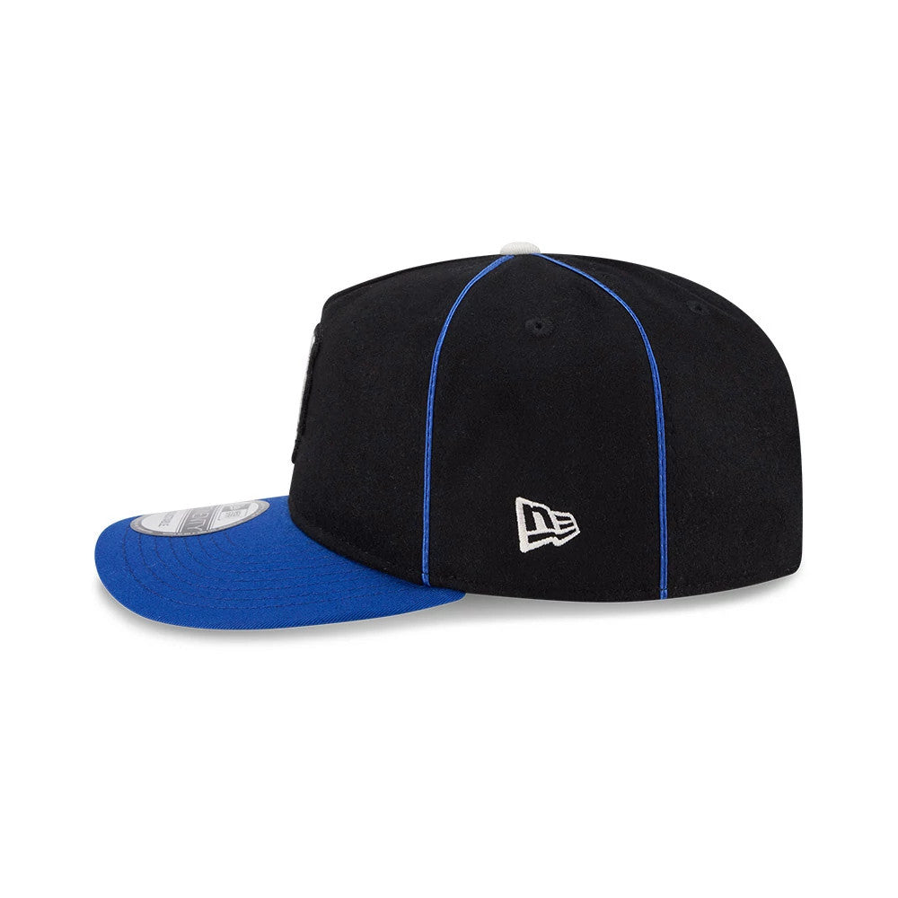 Pictured is this MLB Felt Logo New York Mets 19TWENTY cap in blue. 5