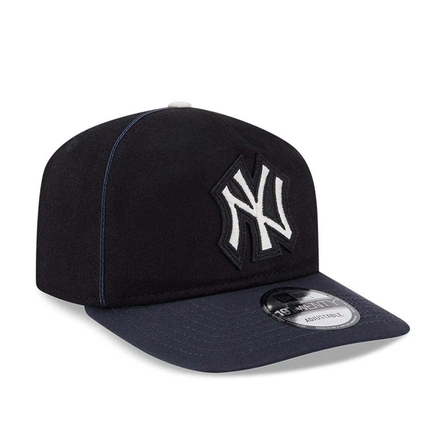 Pictured is this MLB Felt Logo New York Yankees 19TWENTY cap in navy. 4