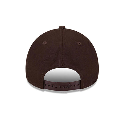 Pictured is this Netflix Squid Game Shapes 9FORTY A-Frame cap in dark brown. 7