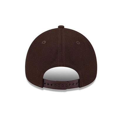 Pictured is this Netflix Squid Game Shapes 9FORTY A-Frame cap in dark brown. 7