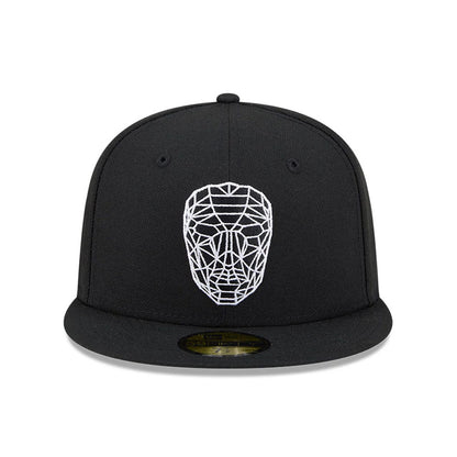 Pictured is this Netflix Squid Game Mask 59FIFTY Fitted cap in black. 3
