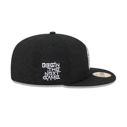 Pictured is this Netflix Squid Game Mask 59FIFTY Fitted cap in black. 5