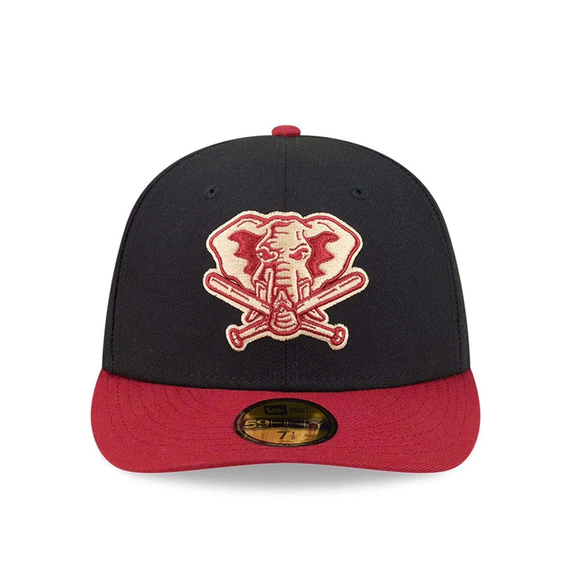 Pictured is this MLB Team Cards Athletics 59FIFTY Fitted cap in black. 3