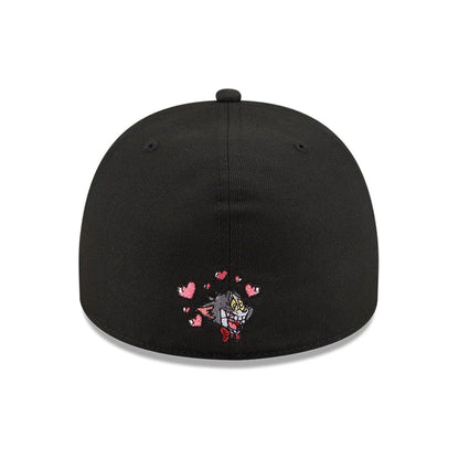 Pictured is this Tom & Jerry Love Struck 59FIFTY A-Frame Fitted cap in black. 5