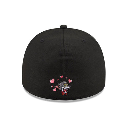 Pictured is this Tom & Jerry Love Struck 59FIFTY A-Frame Fitted cap in black. 5