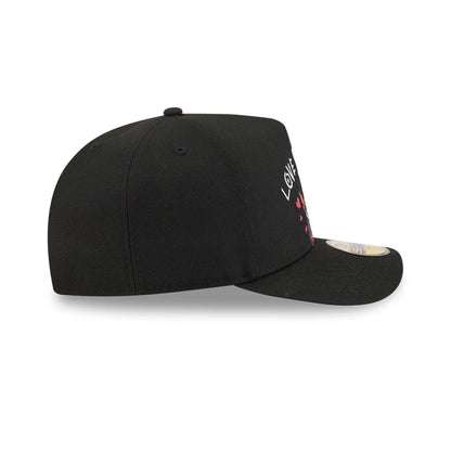 Pictured is this Tom & Jerry Love Struck 59FIFTY A-Frame Fitted cap in black. 7