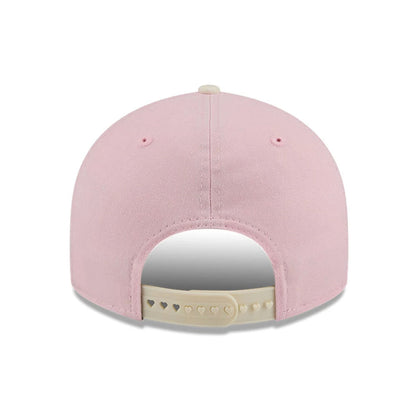 Pictured is this MLB Washed Tie Dye New York Yankees 9FIFTY Snapback cap in pastel pink. 6