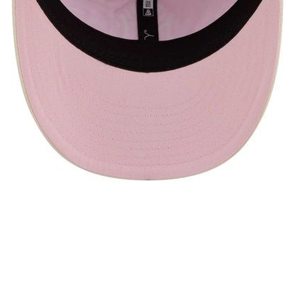 Pictured is this MLB Washed Tie Dye New York Yankees 9FIFTY Snapback cap in pastel pink. 7