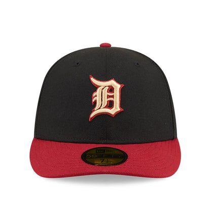 Pictured is this MLB Team Cards Detroit Tigers 59FIFTY Fitted cap in black. 3