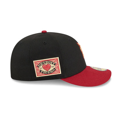 Pictured is this MLB Team Cards Detroit Tigers 59FIFTY Fitted cap in black. 5