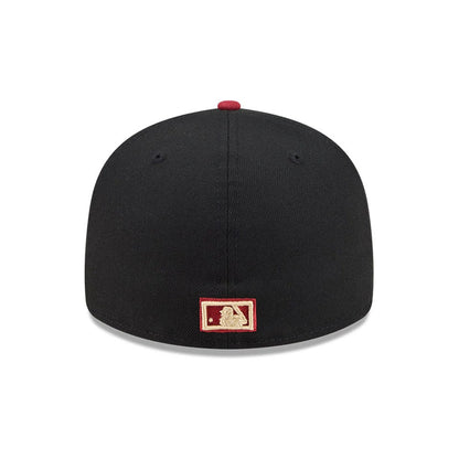 Pictured is this MLB Team Cards LA Angels 59FIFTY Fitted cap in black. 7
