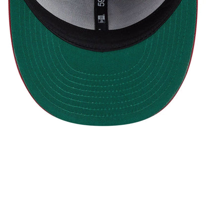 Pictured is this MLB Team Cards LA Angels 59FIFTY Fitted cap in black. 2