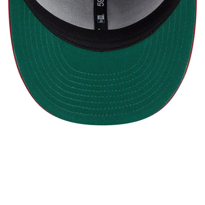 Pictured is this MLB Team Cards LA Angels 59FIFTY Fitted cap in black. 2