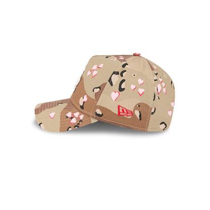 Pictured is this MLB Camo Hearts LA Dodgers 9FORTY A-Frame cap in Desert Camo. 6