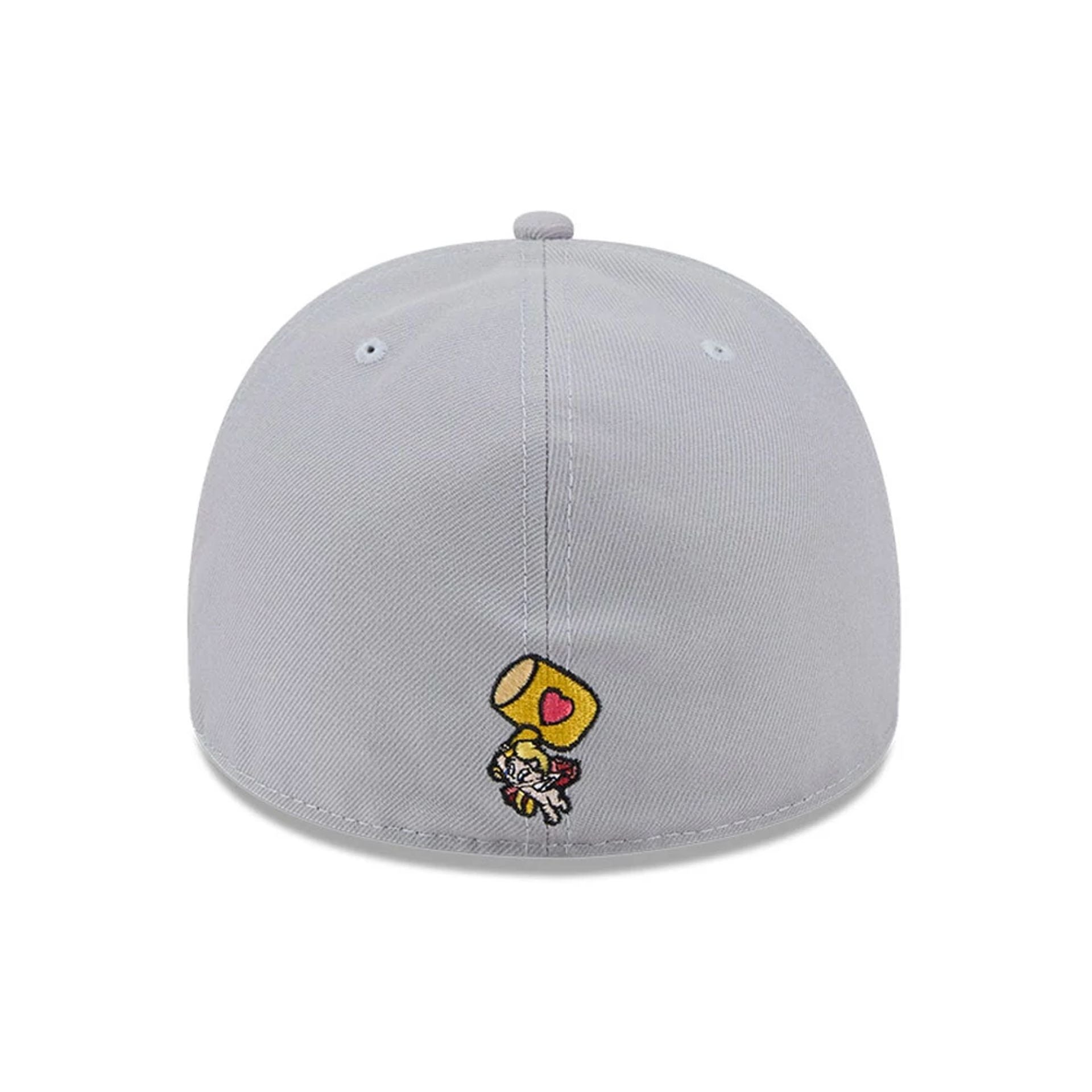 Pictured is this Tom & Jerry Love Struck 59FIFTY A-Frame Fitted cap in grey. 5