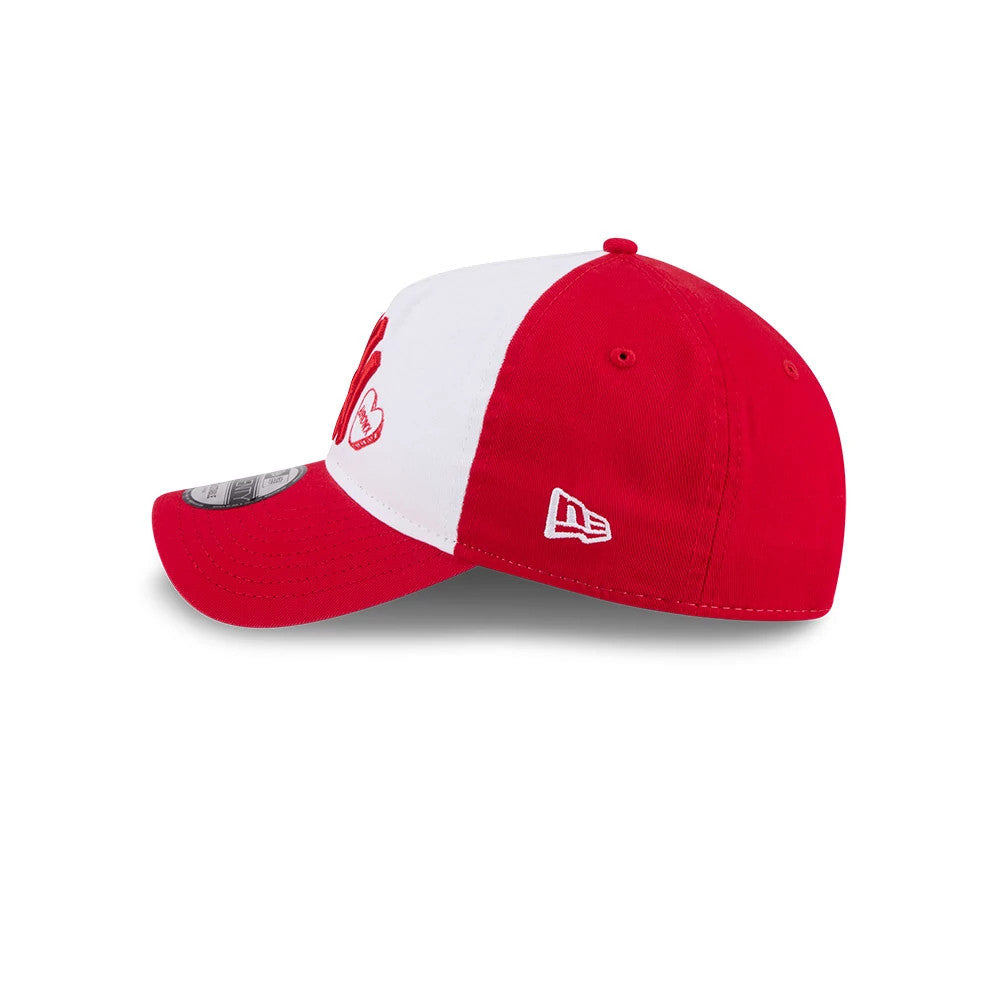 Pictured is this MLB Conversation Hearts New York Yankees 9TWENTY A-Frame cap in red. 6