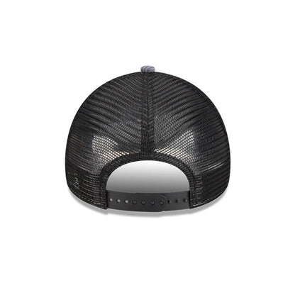 Pictured is this New Era Wide Cord 9FORTY A-Frame Trucker cap in dark blue. 6