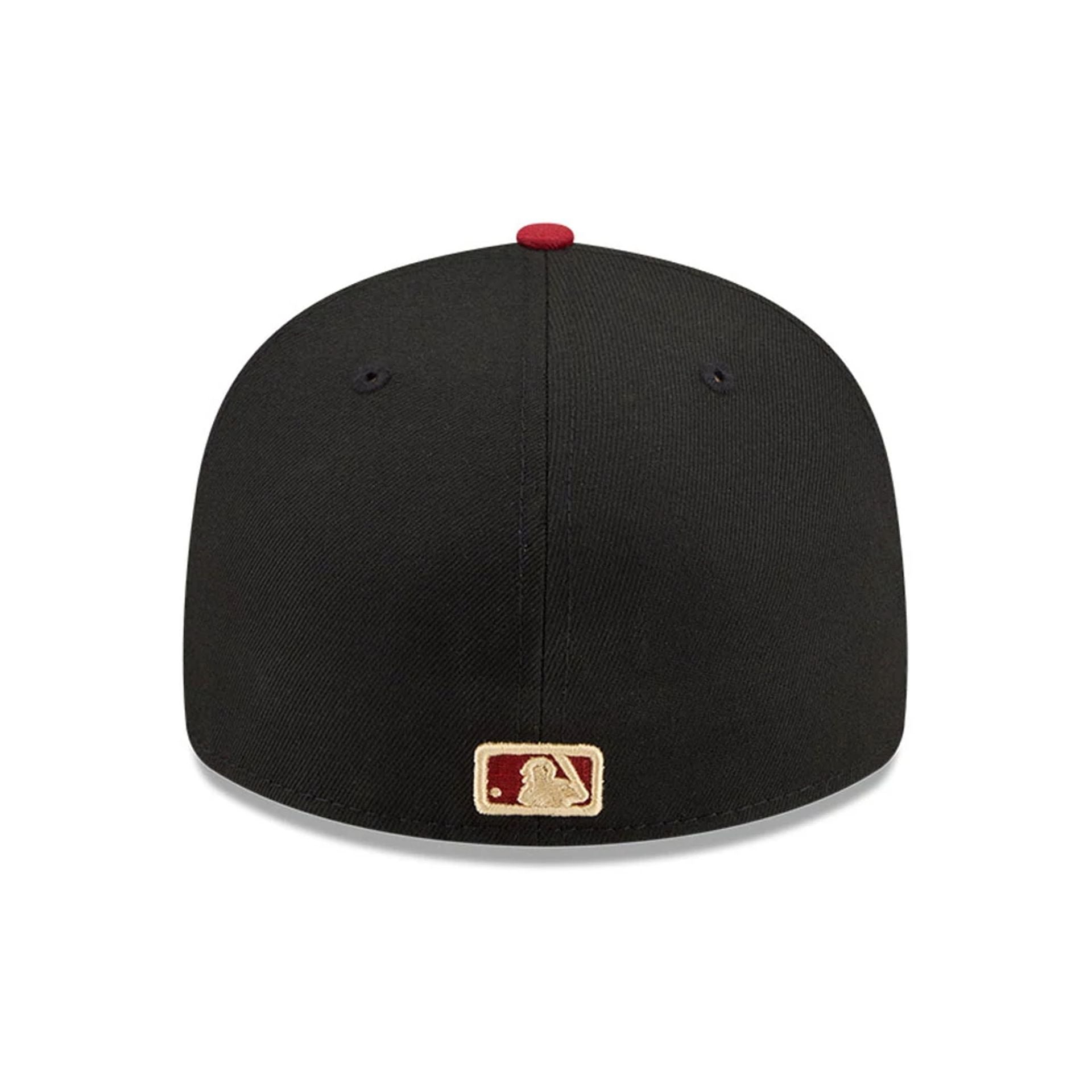 Pictured is this MLB Team Cards Atlanta Braves 59FIFTY Fitted cap in black. 7