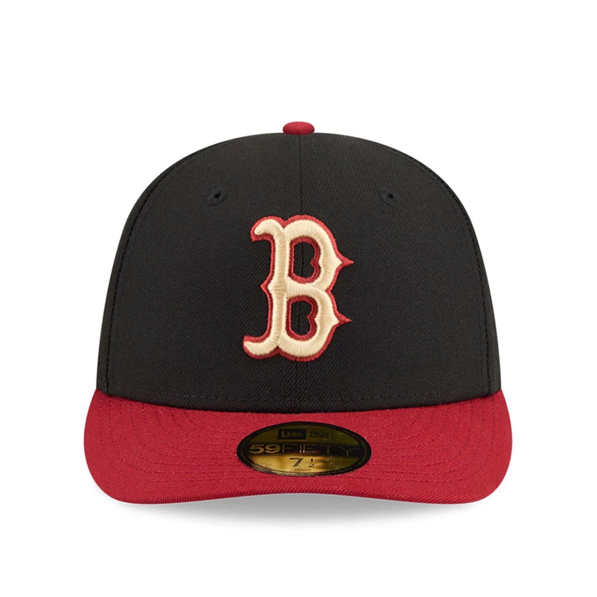 Pictured is this MLB Team Cards Boston Red Sox 59FIFTY Fitted cap in black. 3