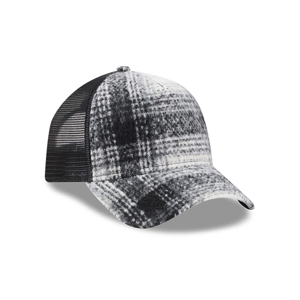 Pictured is this New Era 9FORTY A-Frame Trucker cap in white. 4