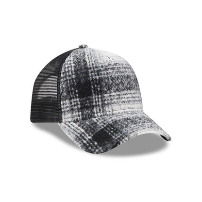 Pictured is this New Era 9FORTY A-Frame Trucker cap in white. 4