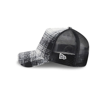 Pictured is this New Era 9FORTY A-Frame Trucker cap in white. 5