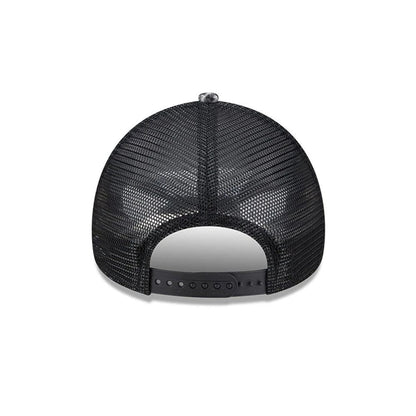 Pictured is this New Era 9FORTY A-Frame Trucker cap in white. 7