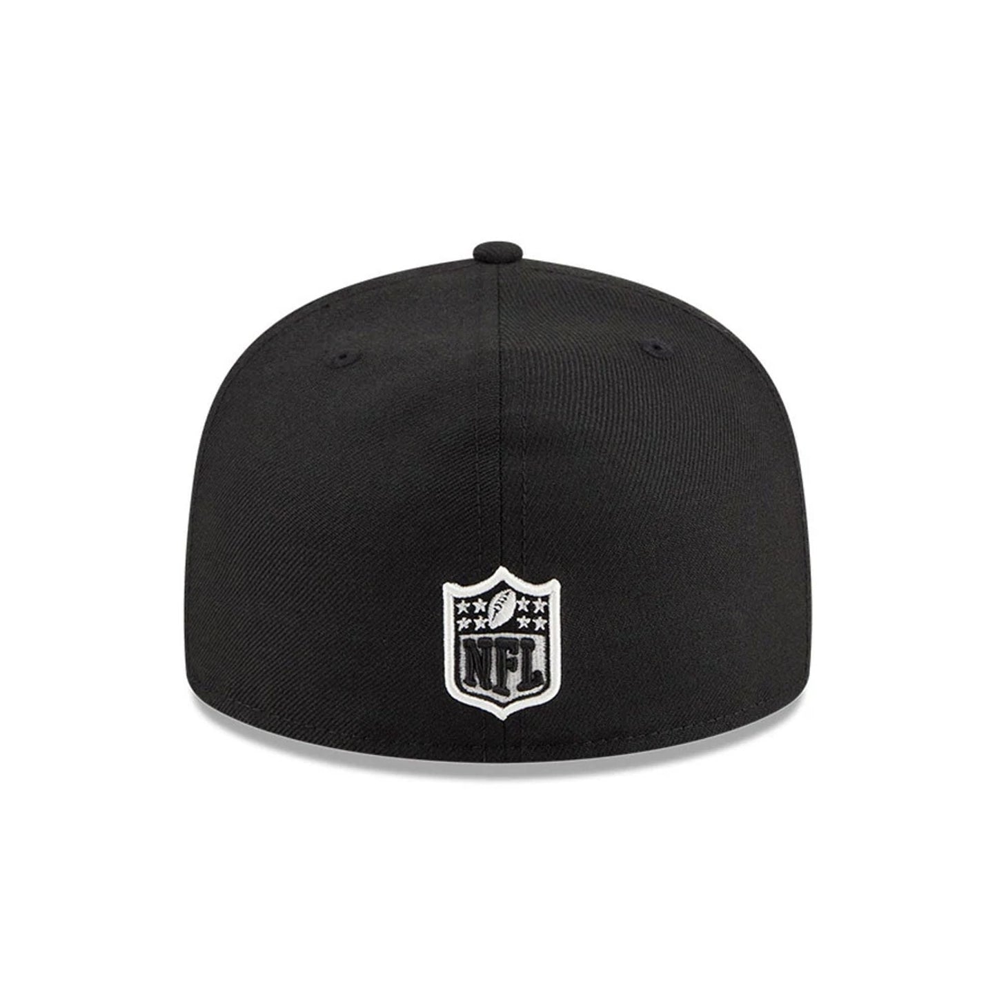Pictured is this NFL Chiseled Embroidery San Francisco 49ers 59FIFTY A-Frame Fitted cap in black. 3