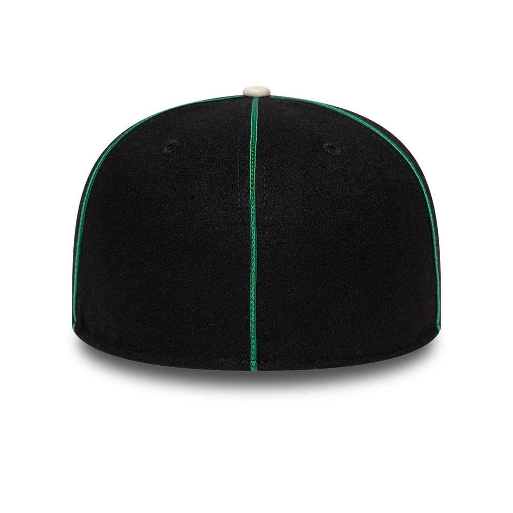 Pictured is this NBA Felt Logo Boston Celtics Retro Crown 59FIFTY Fitted cap in green. 6