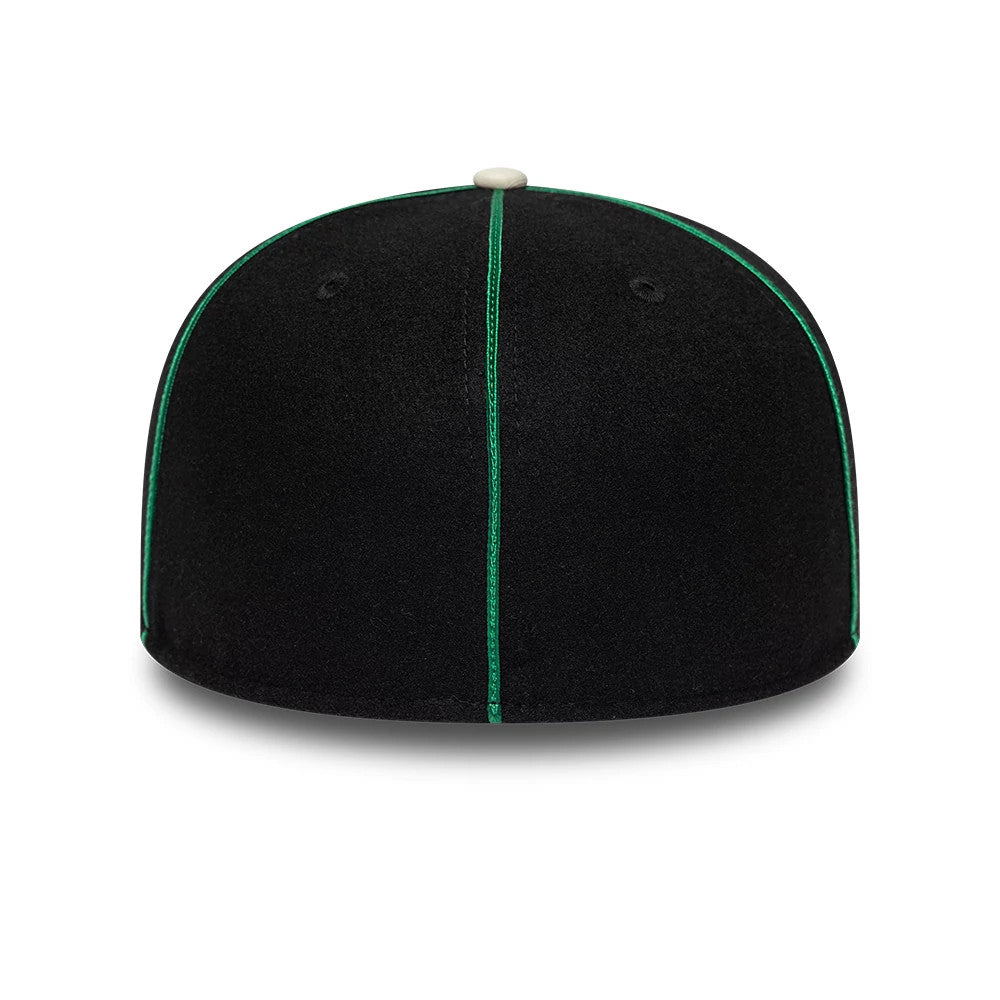 Pictured is this NBA Felt Logo Boston Celtics Retro Crown 59FIFTY Fitted cap in green. 6