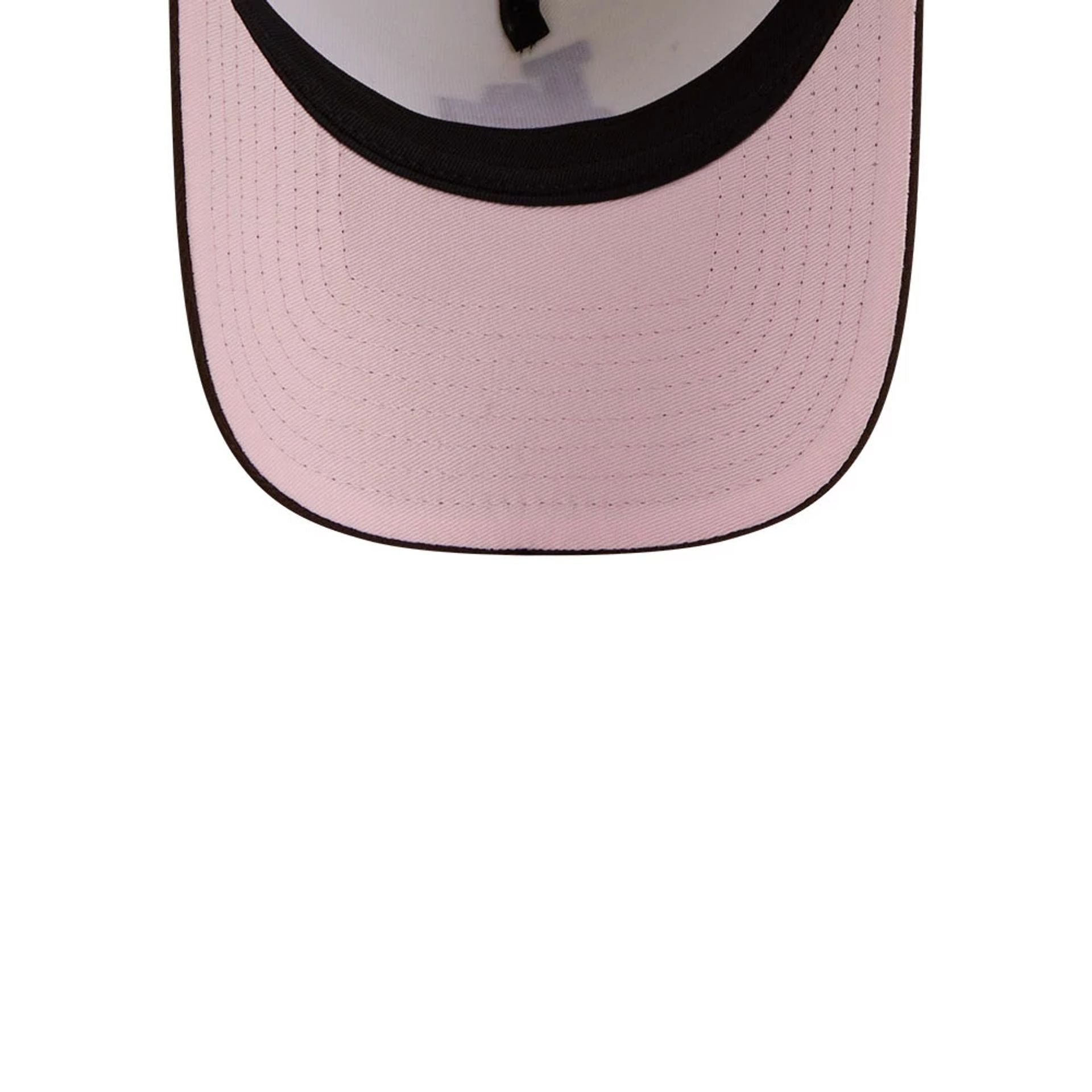 Pictured is this MLB City Script LA Dodgers 9FORTY A-Frame cap in Cream . 2