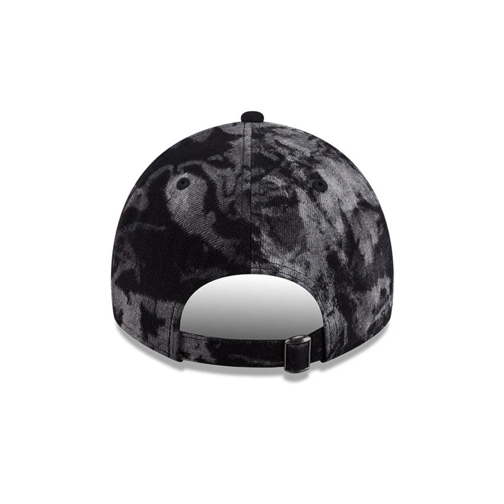 Pictured is this NHL Bleached Denim Boston Bruins 9TWENTY A-Frame cap in black. 6