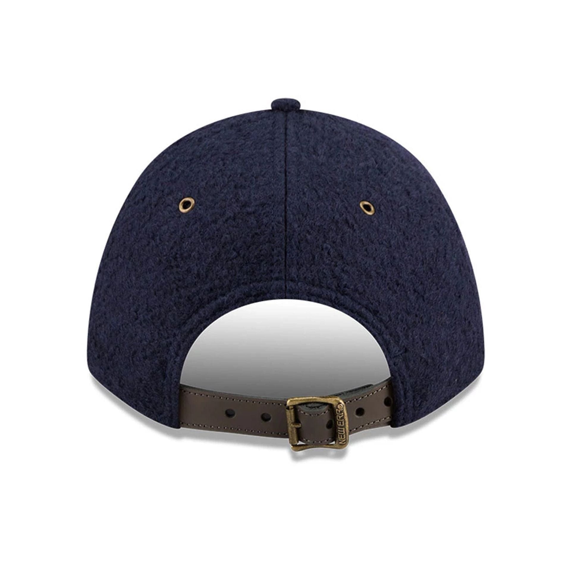 Pictured is this New Era Brushed Fleece 9FORTY M-Crown cap in navy. 2