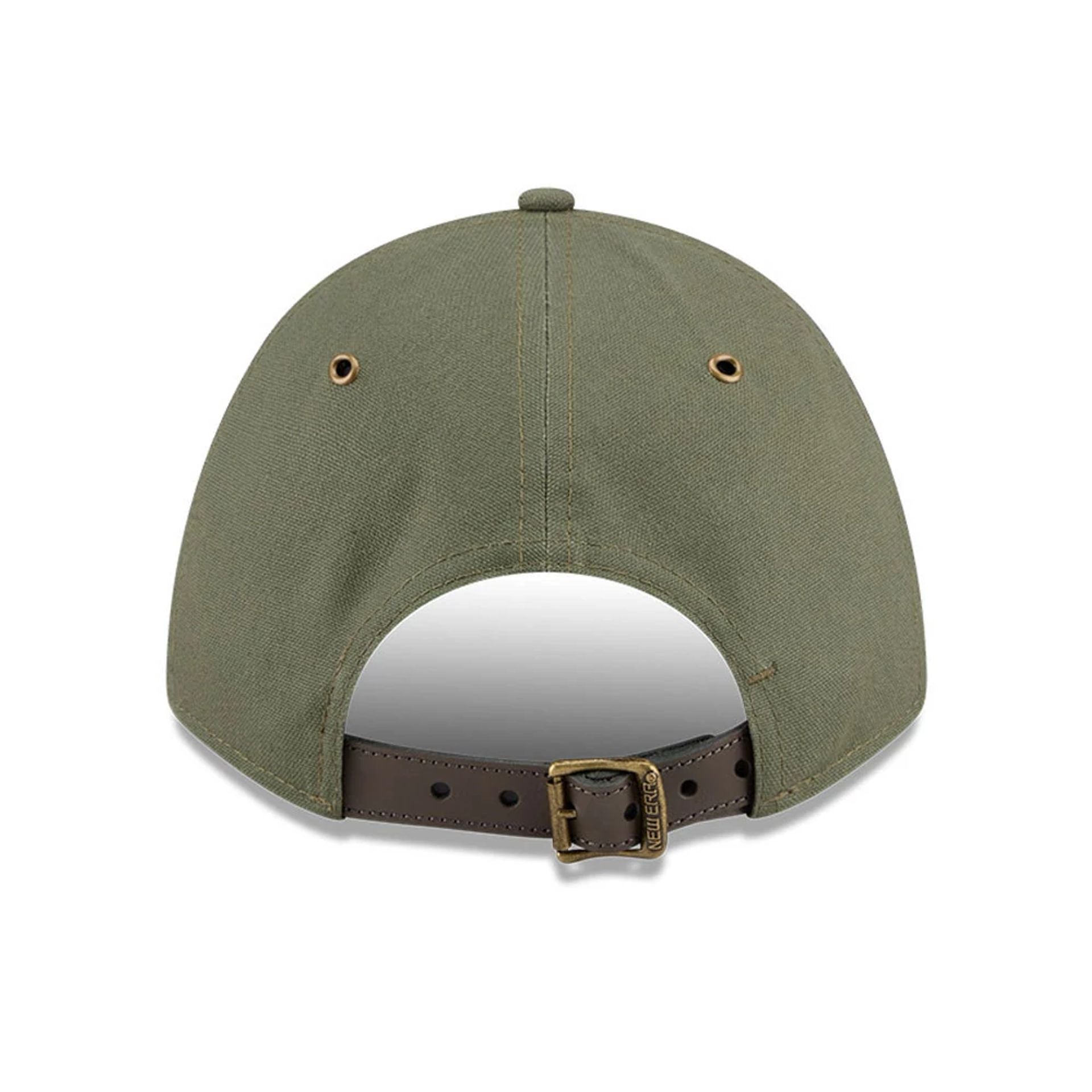 Pictured is this New Era 9FORTY M-Crown cap in green. 2