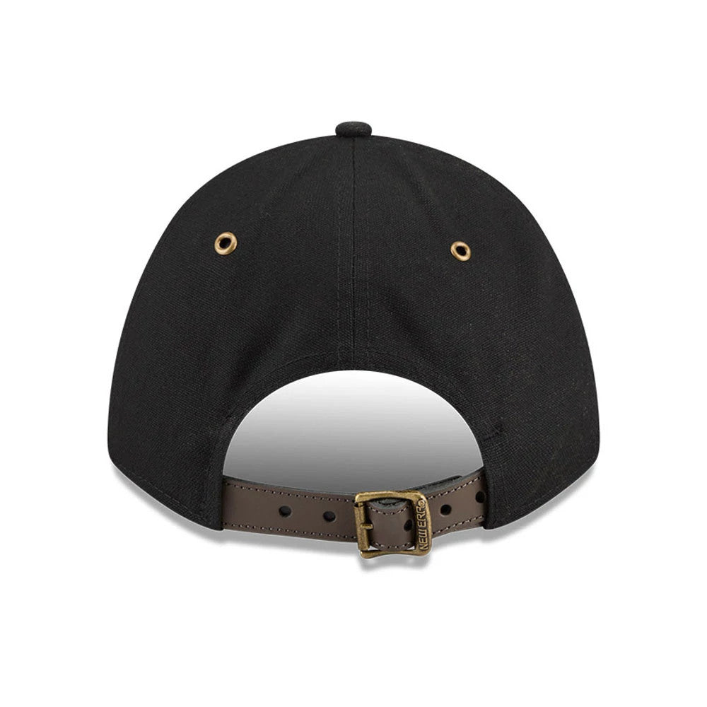 Pictured is this New Era Premium 9FORTY M-Crown cap in black. 2