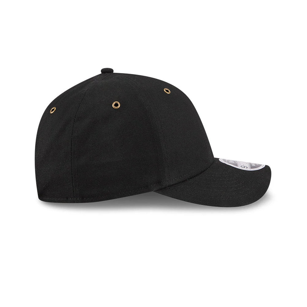Pictured is this New Era Premium 9FORTY M-Crown cap in black. 6